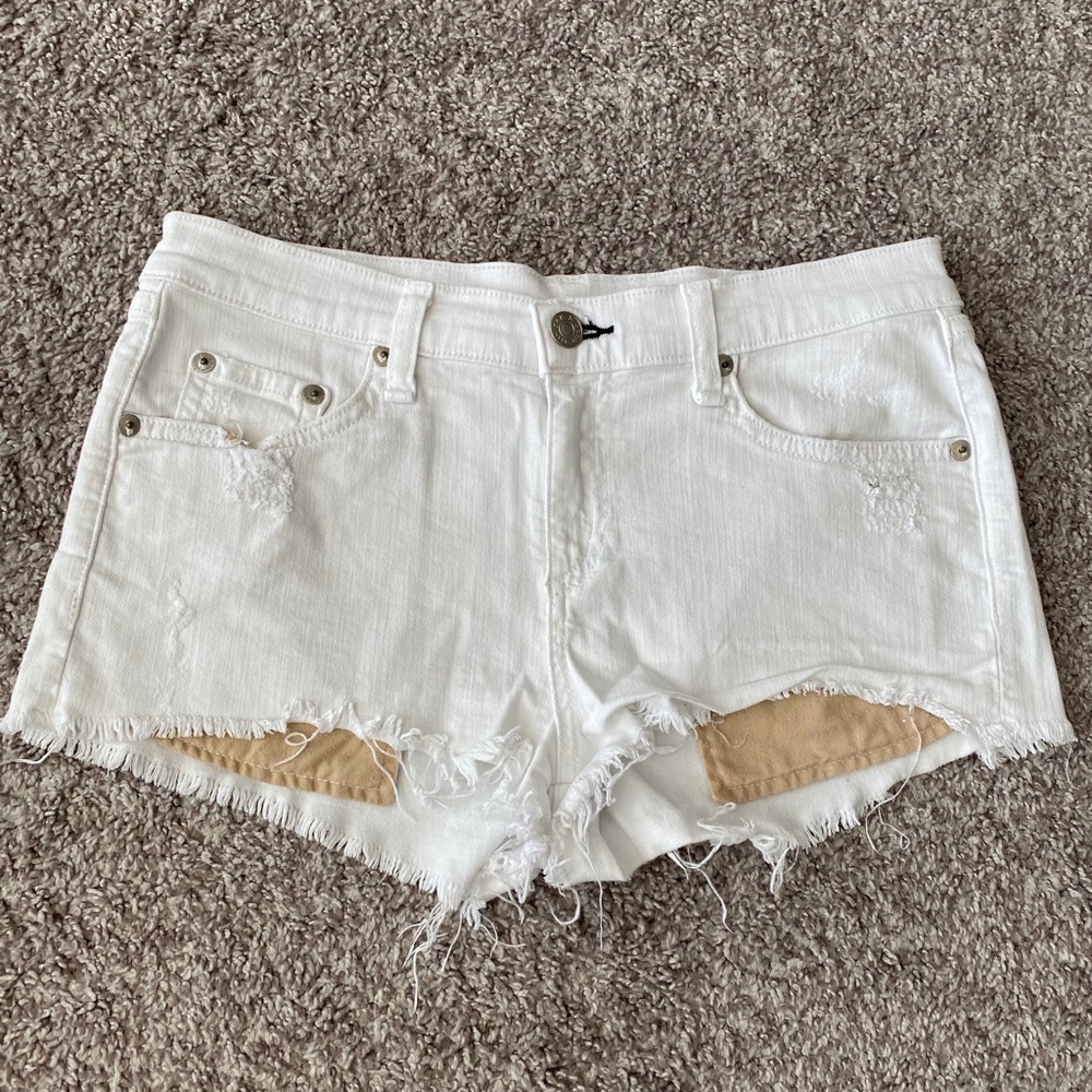 Rag & Bone distressed denim shorts